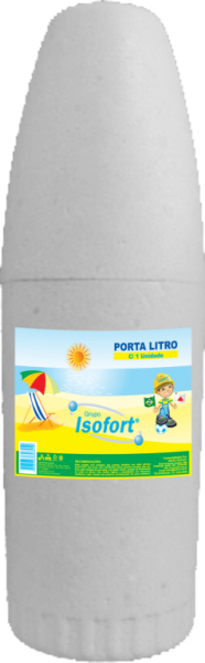 ISOFORT - PORTA LITRAO TERMICO EPS 1 LITRO - UN
